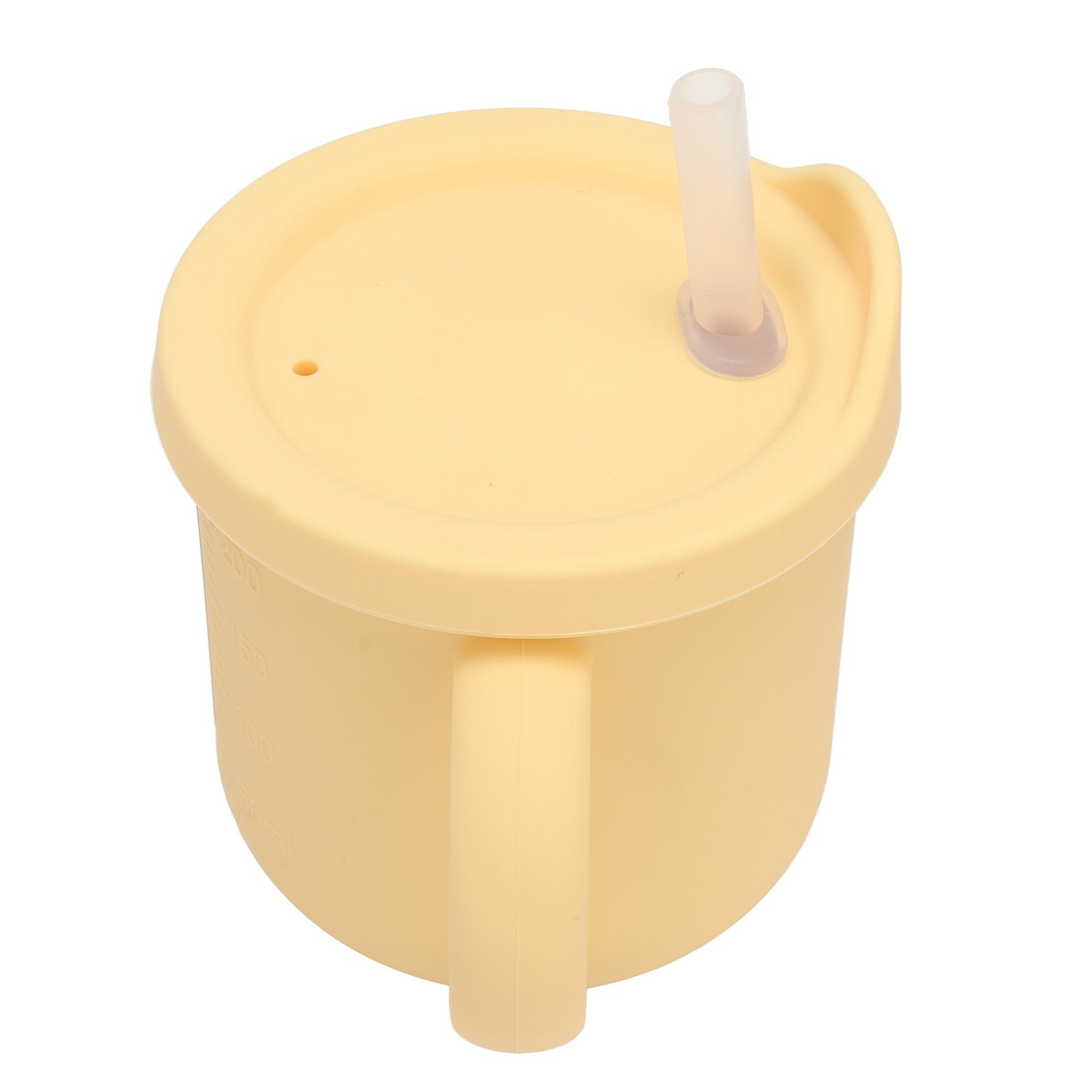 Silicone Sippy Cups Double Handles Lightweight Toddler Training Cup With Tight L