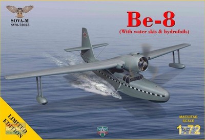 MDVSV72025 1:72 Modelsvit SOVA-M Be-8 Mole with Water Skis & Hydrofoils