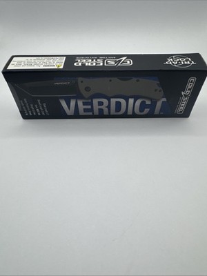 Cold Steel Verdict Folding Knife 3.12'' AUS-10A Tanto Steel Blade G10 Handle
