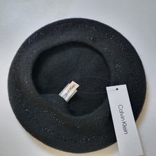CALVIN KLEIN Beret with sequence 1064 A2KH1328 in Taupe Calvin Klein Women main image 3