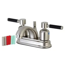 Kingston Brass Kaiser FB2608DKL 4-Inch Center Set Lavatory Faucet Brushed Nickel