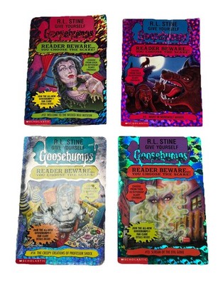 Vintage Goosebumps Books Paperback Lot Of 4 Scholastic 1996-1997 VGC