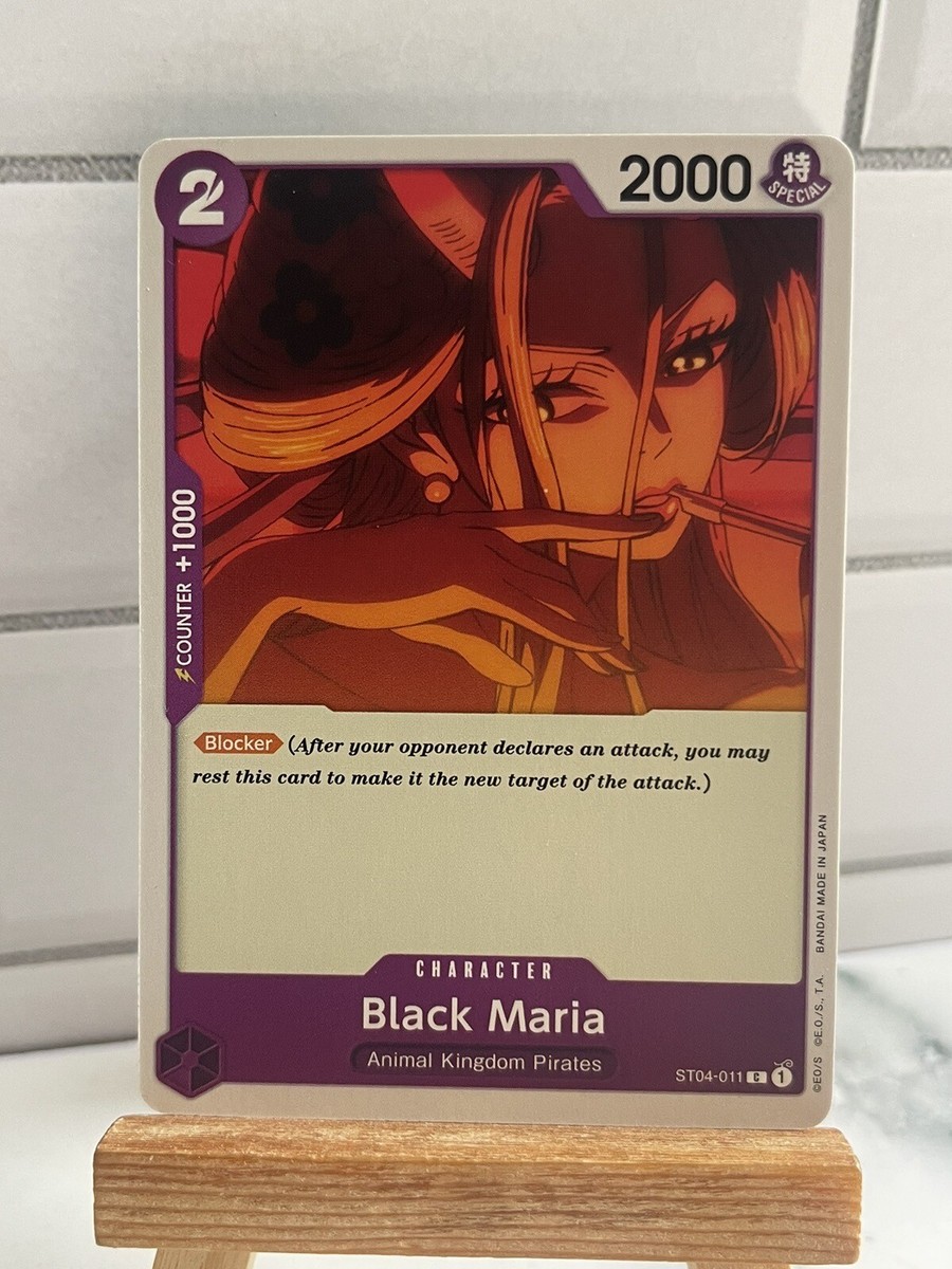 Black Maria - ST04-011 - Common - Near Mint - One Piece TCG | eBay