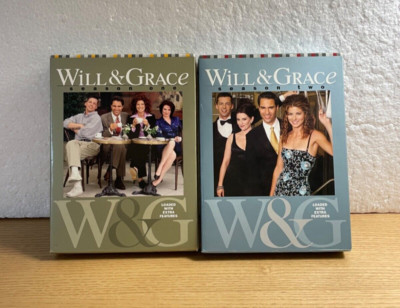 Will & Grace DVD The Complete Seasons 1 & 2 Season 4 DVDs Set w Extra Features