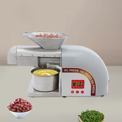 1800W Elektrischer Ölpresse Ölextraktor Edelstahl Ölpresse Maschine 5-8kg/H
