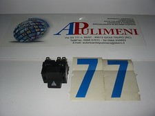 4396574 INTERRUTTORE (SWITCH) LUCI EMERGENZA MARRONE FIAT 131 – A112 RESTYLING