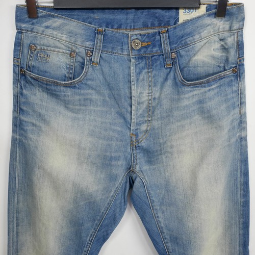 G-STAR RAW 3301 SLIM W32 L34 BLUE LIGHT 
