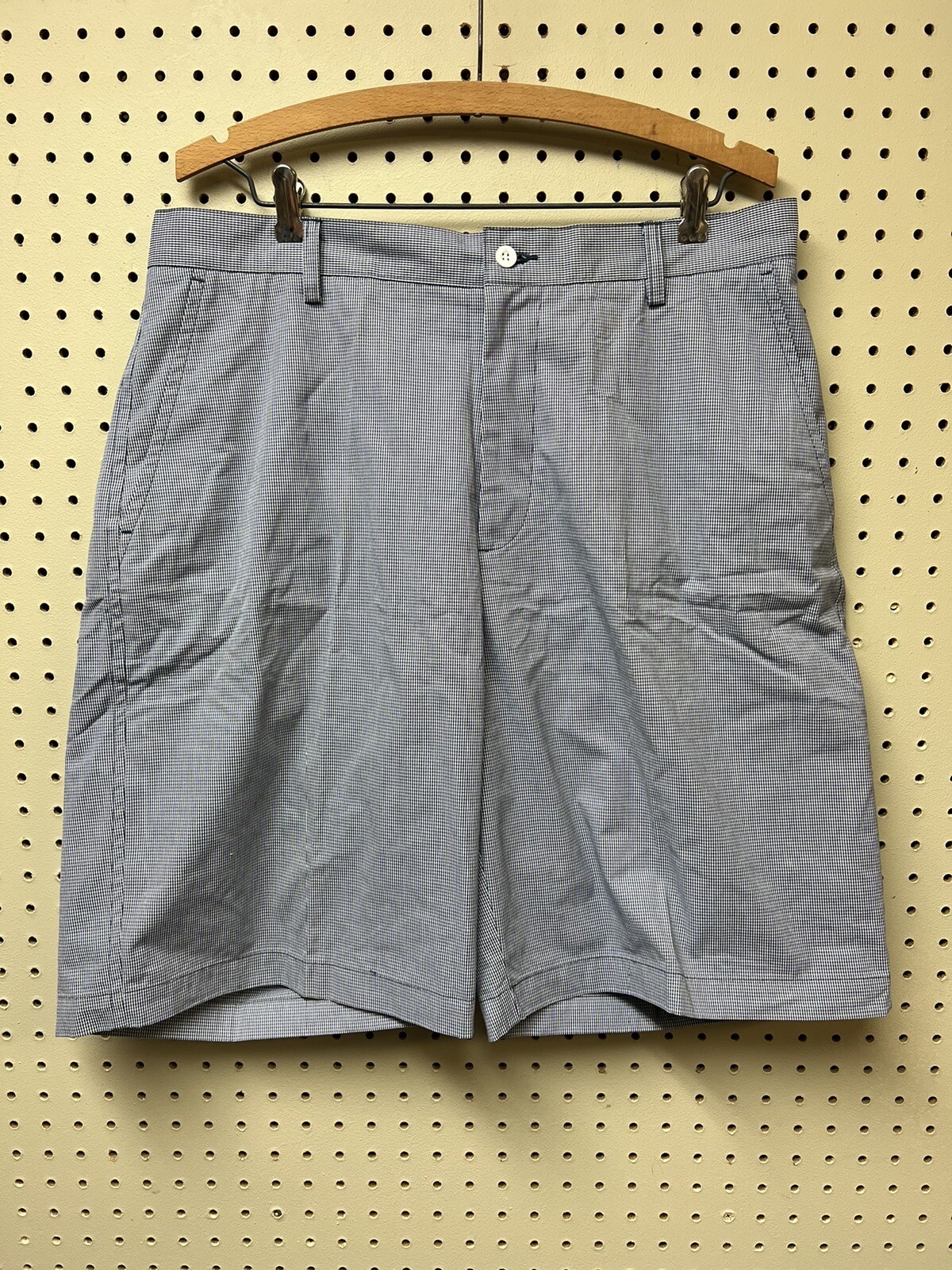 Dunning Golf Mens Shorts Flat Font Polyester Blend S… Gem