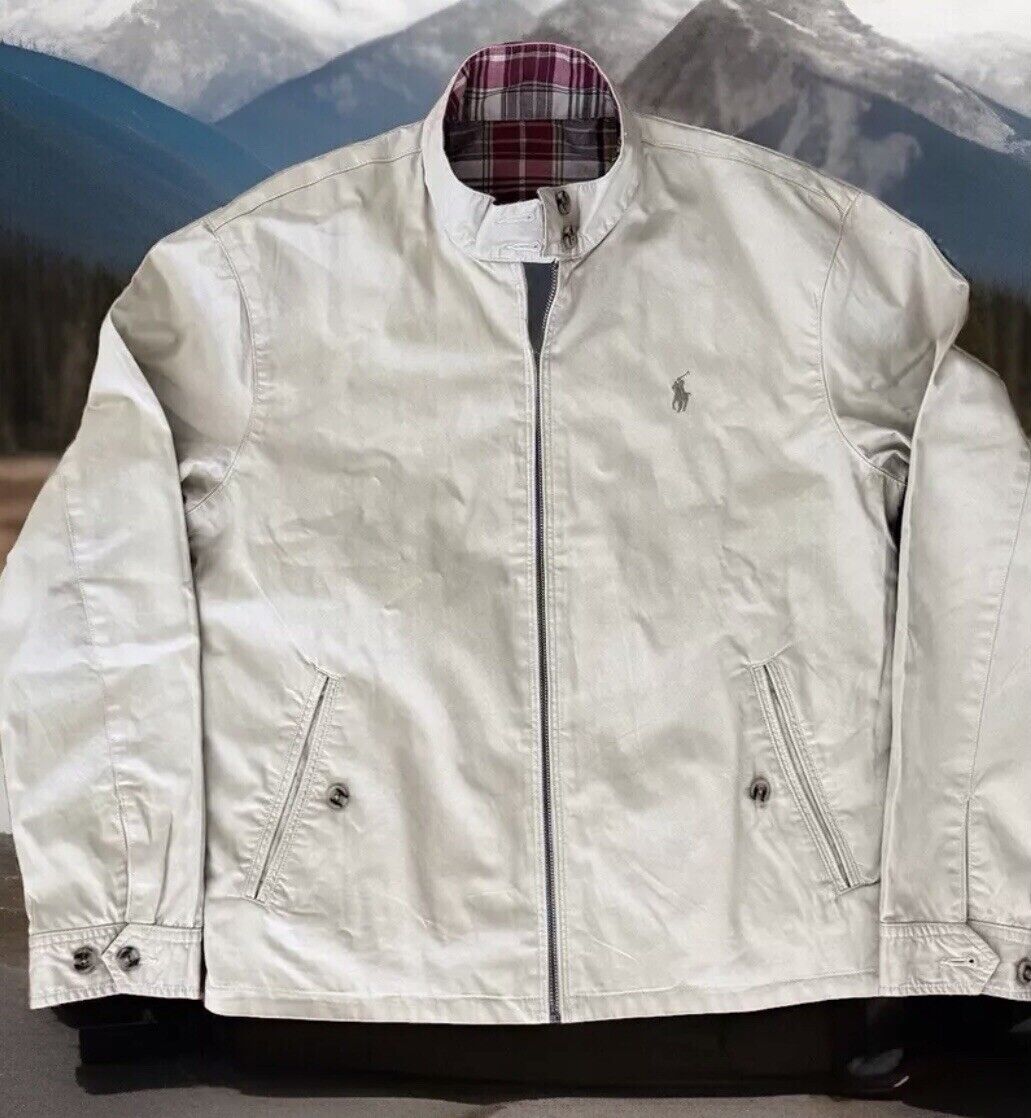 NWT $398 POLO RALPH LAUREN Tan/Madras Twill Reversible NWT $398 POLO RALPH LAUREN Tan/Madras Twill Reversible