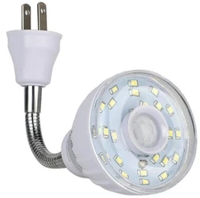 Motion-Activated Bright LED Night Light For AC Outlet Plug-In No Wiring Needed