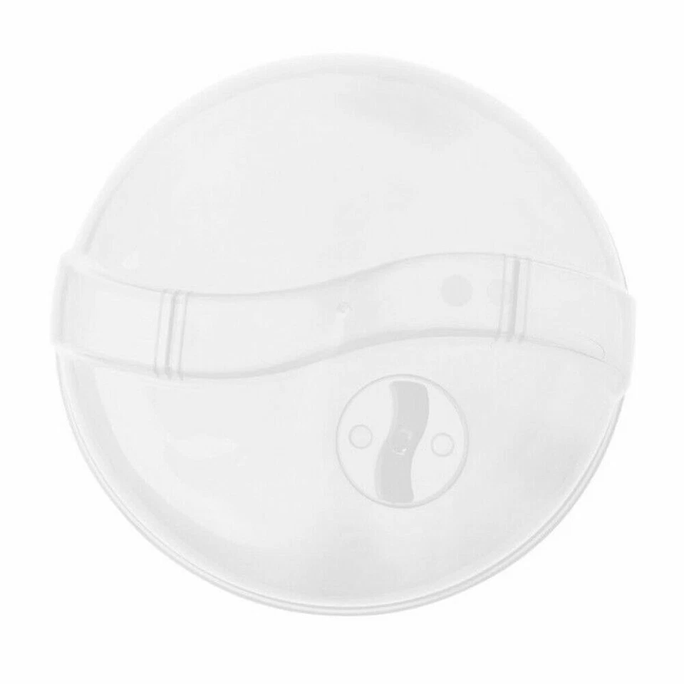 Cubierta de placa de microondas de plástico 2 piezas tapa de salpicaduras de ventilación de vapor transparente plato de comida de 10,25" Foto 3 de 4