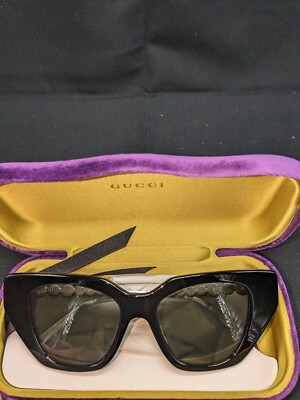 Gucci Cat Eye Sunglasses Gg0641s 001 53 for sale online | eBay