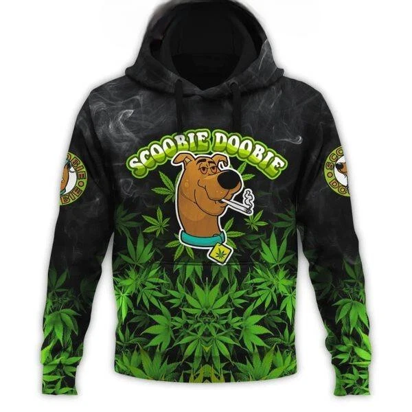 Scooby Doo Scoobie Doobie Puff Puff Pass 3D T-shirt Hoodie