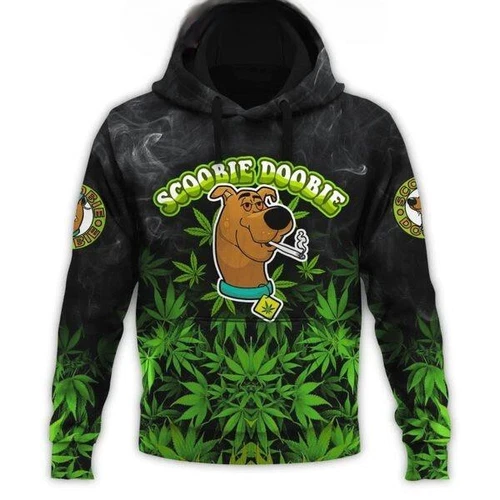 Scooby Doo Scoobie Doobie Puff Puff Pass 3D T-shirt Hoodie