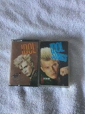 2 x Billy Idol cassettes Tapes.