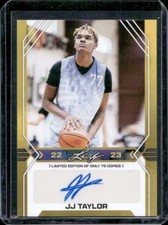 JJ Taylor 2022 Leaf Gold Auto Autograph Rc /75