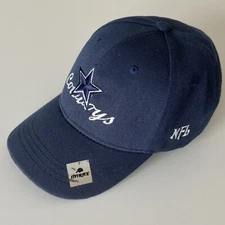 MIRAE Dallas Cowboys Hat/Cap Embroidered Star On Name Logo Adjustable Blue RARE