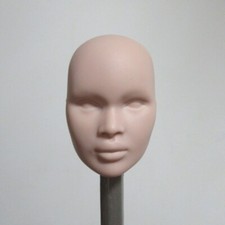 1/6 Doll Head OOAK Face Model Without Hair Unpainted Face