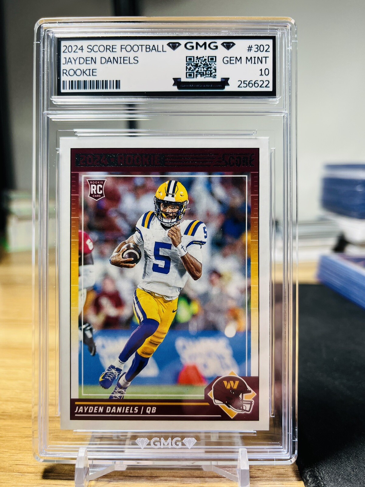 Topps Now Graded 10 Jayden Daniels Rookie Record Graded 10 Gem Mint - 2024 Topps Now RC SuperStar Jayden Daniels Trading Cards Topps Now Graded 10 Jayden Daniels Rookie Record Graded 10 Gem Mint - 2024 Topps Now RC SuperStar Jayden Daniels Trading Cards