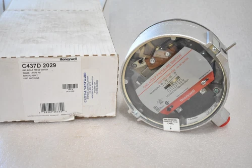 HONEYWELL C437D-2029 REV. B GAS A/G/LP PRESSURE SWITCH 50013528-004