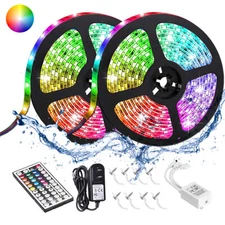 Led Strip Lights 33ft RGB Led Room Lights 5050 Led Tape Lights Color Changing S