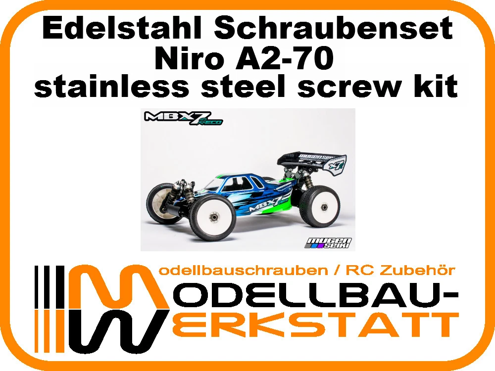 Schrauben-Set Für Den Mugen MBX-7 -Stahl ISR/TX