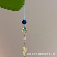 Genshin Impact Wanderer Phone Chain Feather Vision Eye of God Accessory Pendant