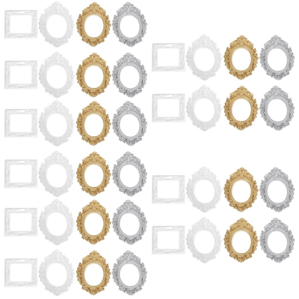 5 Pack Mini-Fotorahmen Selber Machen Kompakter Harzrahmen Rollen Nudelholz