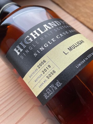 HIGHLAND PARK 12yo L. Mulligan Single Malt Single Cask Scotch Whisky 63,7%