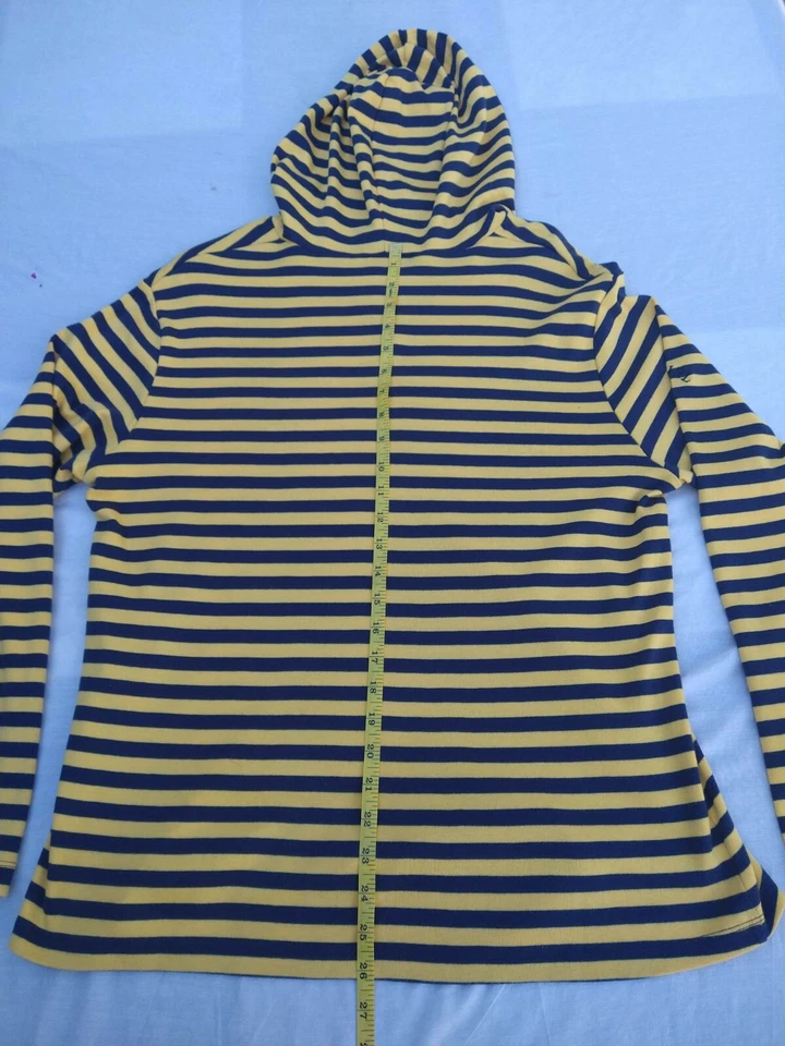 5 Star by ROPER Mujer Sudadera con Capucha Rayas Amarillas y Negras Talla 1X Foto 3 de 4