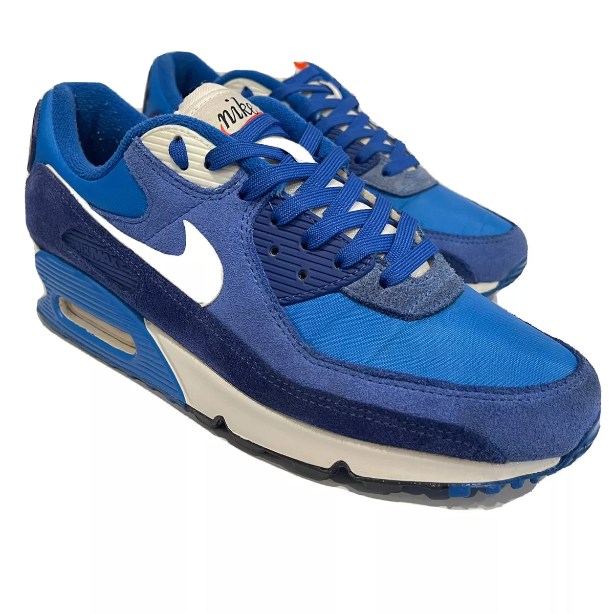 Nike Air Max 90 SE First Use Signal Blue White DB0636 400 Mens