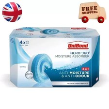 Image of Unibond Aero 360° Pack of 4x 450G Tablets Moisture Absorber-Neutral Refills Tab