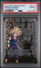 2026-08-15 · $256 · Bandai 2024 DBS Fusion World Energy Marker Son Gohan Alt Art Foil PSA 