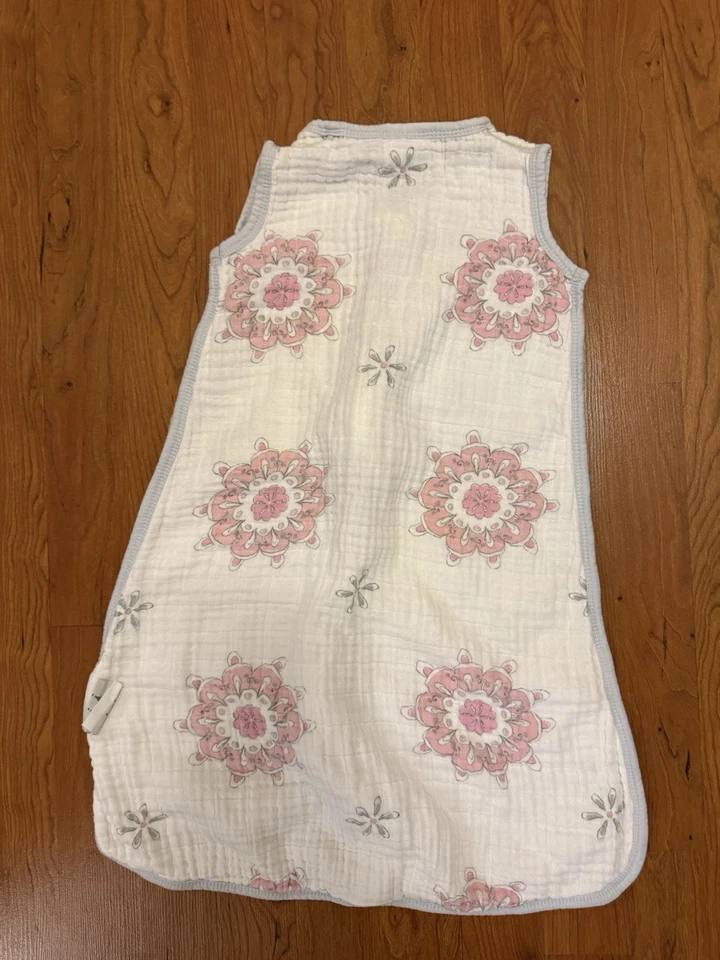 Saco de dormir Aden + Anais de muselina de algodón orgánico para bebés 0-6 meses pequeño Foto 3 de 3