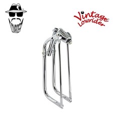 Vintage Lowrider 20" Bent Leg Steel Classic Springer Chrome Fork 1" Threaded.