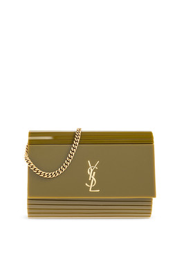 SAINT LAURENT Vicky Mini Green Shoulder Bag New