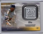 2021 Topps Series 1 Ken Griffey Jr. 70th Anniversary Logo Patch Card #70LP-KG
