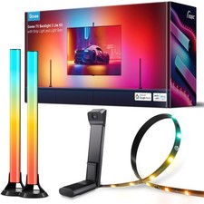 Govee TV Backlight 3 Lite Kit, 11.8ft RGBICW Wi-Fi TV LED Strip Lights for 55...