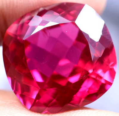 Extremely Rare & Natural 49.40 Ct SUNRISE RUBY GGL Certified Loose Gemstone