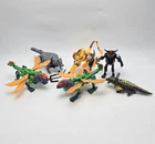 Transformers Lot Beast Wars Fuzors Transmetals Sky Shadow Wolfang & More