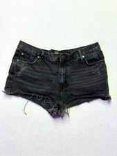 BDG Black Distressed Cutoff Girlfriend High Rise Jean Shorts