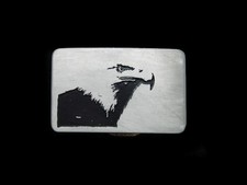 TD03154 VINTAGE 1970s  AMERICAN BALD EAGLE  COMMEMORATIVE BELT BUCKLE