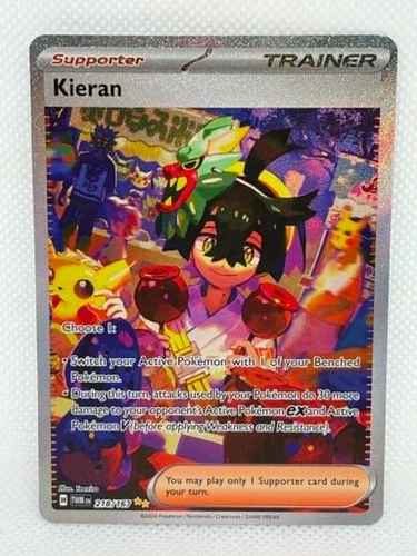 Pokémon Twilight Masquerade - Kieran 218/167 - SIR - NM/M Condition