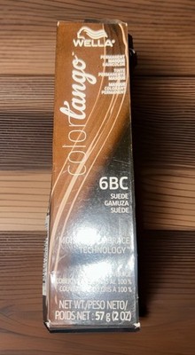 Wella Color Tango Permanent Professional Hair Color in 6BC/Suede-2oz-New/DC