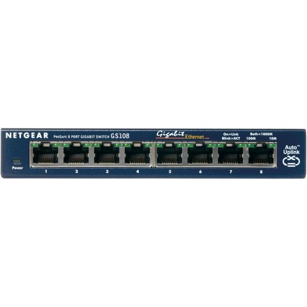 GS108GE 6064490251872 NETGEAR GS108GE switch di rete Non gestito Gigabit Etherne