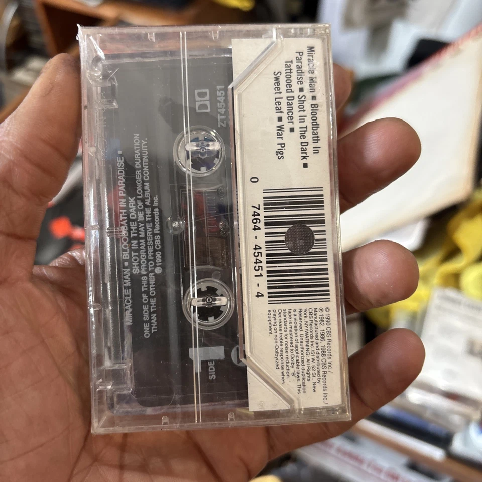 Ozzy Osbourne Just Say Ozzy -Cassette FACTORY SEALED NEW OLD STOCK Cracked Case - Image 2 of 4