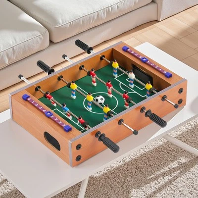 DARDVORLAG Mini Tischkicker Kicker Tischfussball Kickertisch für Kinder 2 Bälle Spieltisch