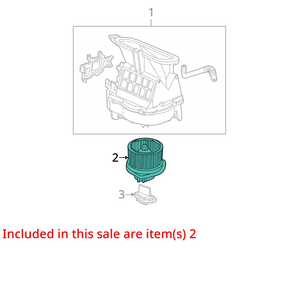 Acura TL 2000 calentador motor soplador de aire acondicionado fabricante original 104 k millas - LKQ416445007 Foto 4 de 4