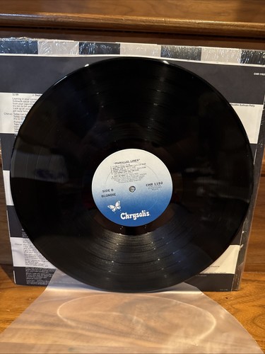 Blondie Parallel Lines LP CHR 1192 w Inner Sleeve Heart of Glass VG+ In Shrink - Picture 6 of 6