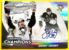 2011-12 Panini Certified Champions #8 Sidney Crosby Autograph #48/50
